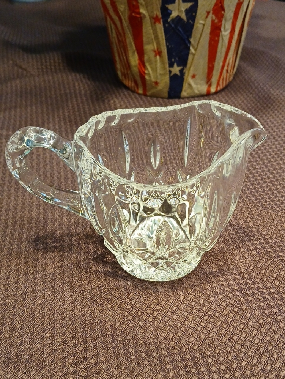 VTG Gorham Crystal Cream Pitcher Lady Anne